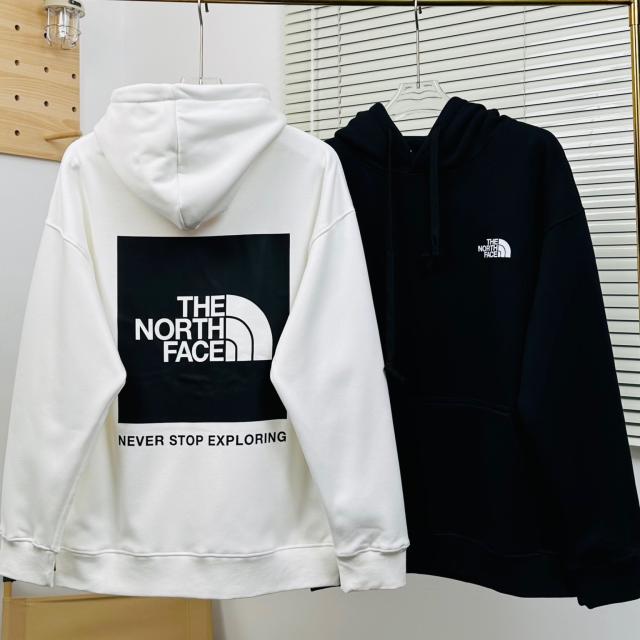 新品未使用 ノースフェイス  The North Face   スウェット  フード付きスウェットシャツ   パッド入り  パーカー ブラック  ホワイト男女兼用 海外輸入の通販は
