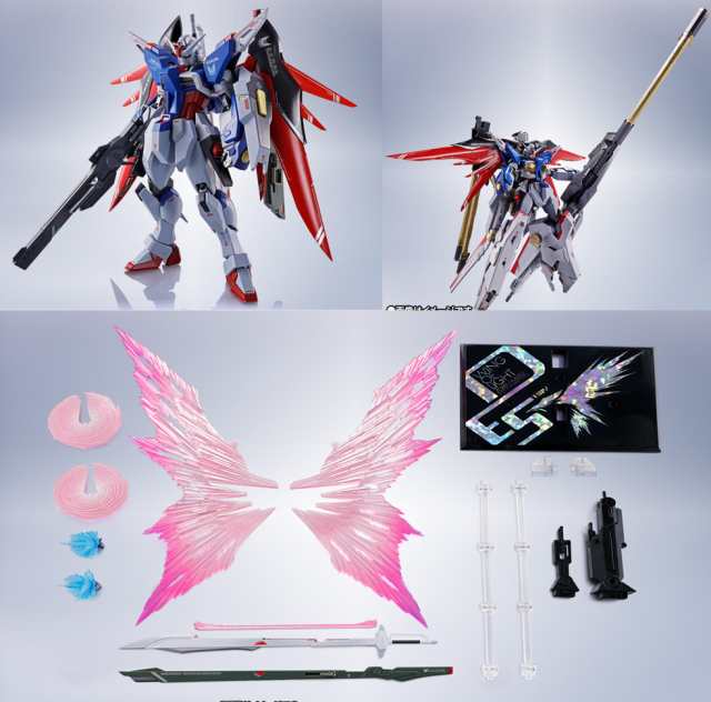 【新品/送料無料】輸送箱未開封 METAL ROBOT魂 ＜SIDE MS＞ デスティニーガンダムSpecII +ゼウスシルエット+光の翼＆エフェクトセット3点