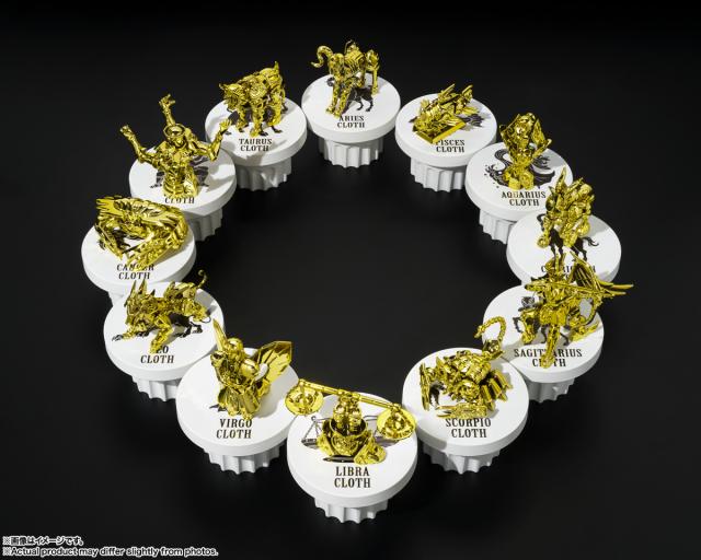 【新品/送料無料】 聖闘士聖衣神話APPENDIX 黄金聖衣オブジェ 12種コンプリートセット BOX/オブジェ 台座 ゴールドクロス ミニフィギュア