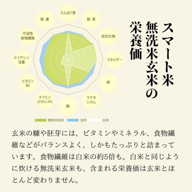 無洗米玄米 スマート米 山形県産 はえぬき 10kg (5kg×2袋) 令和7年産 残留農薬不検出_6