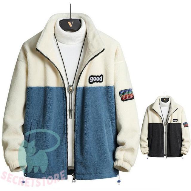 ボア メンズ レディース フリース アウター 大きいサイズ 切り替え 暖かい 防寒 2023 秋冬 5,943円