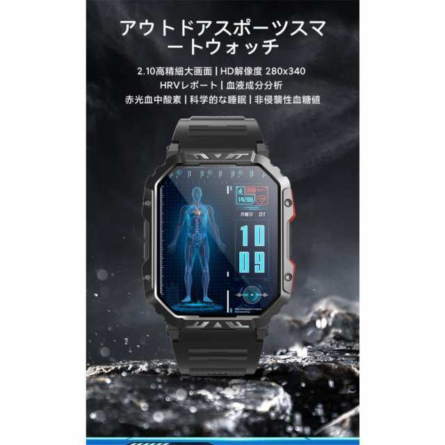 スマートウォッチ F407 日本製センサーじしん警報 SOS緊急電話 スマートウォッチ F407 日本製センサーじしん警報 SOS緊急電話