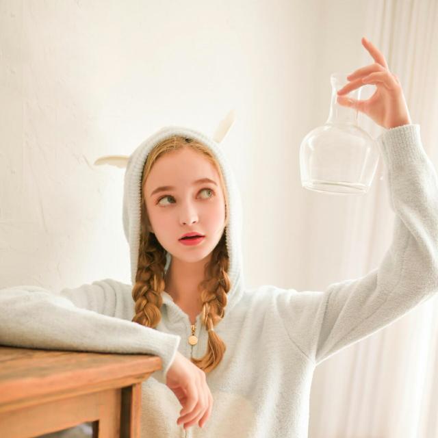 ルームウェア  レディース あったか パジャマ フリーサイズ クリスマスプレゼントにも最適 モコモコ 部屋着 ふわふわ 冬用 暖かい RC 5,863円