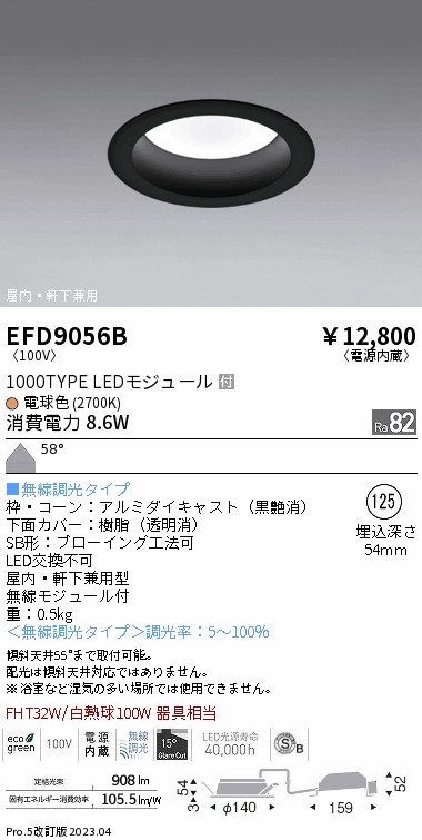 遠藤 遠藤 EFD9056Bの通販は