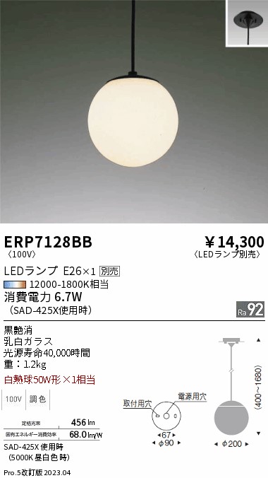 遠藤 遠藤 ERP7128BBの通販は