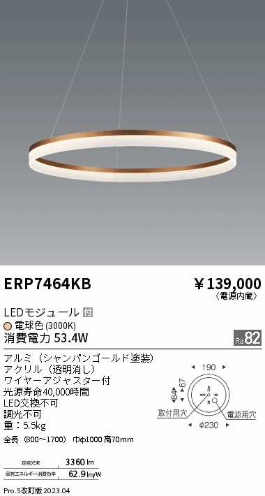 遠藤 遠藤 ERP7464KB