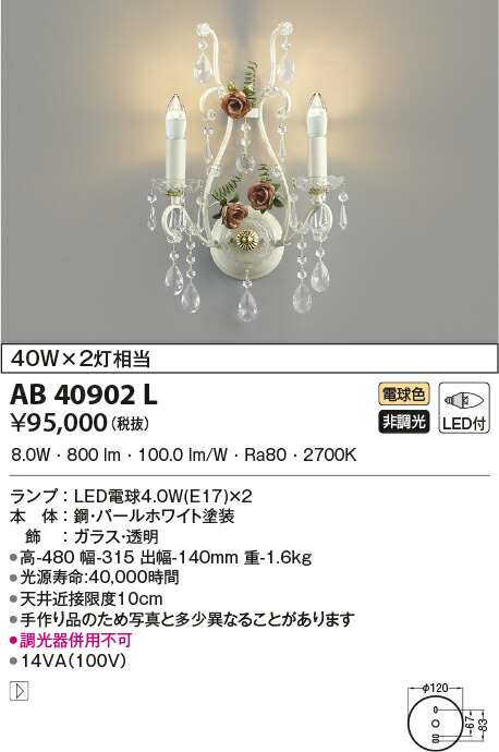 コイズミ [インボイス領収書対応] コイズミ照明 KOIZUMI   イルムブラケット*AB40902Lの通販は