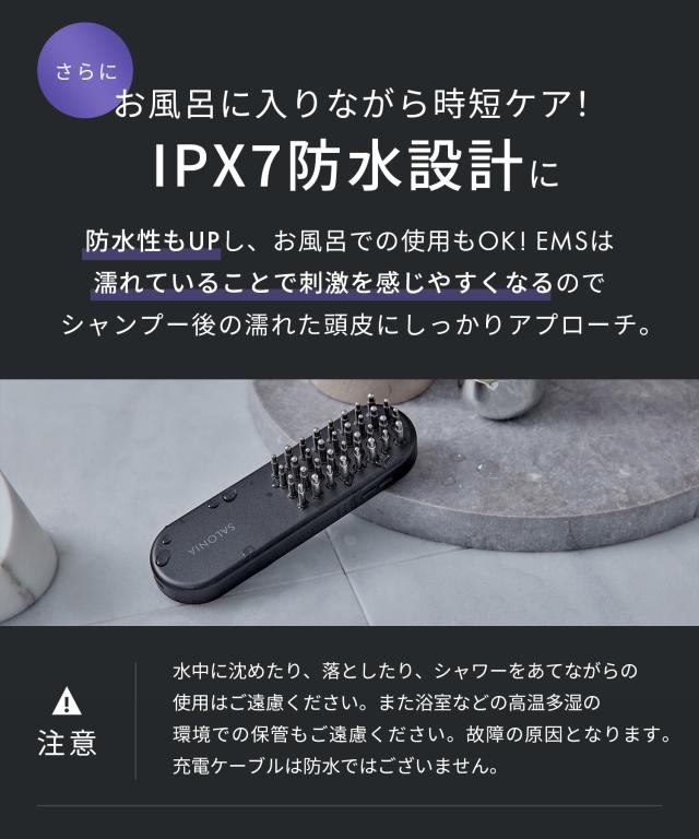EMS リフトブラシ 3Dケア SALONIA サロニア デンキブラシ 美顔器 ems