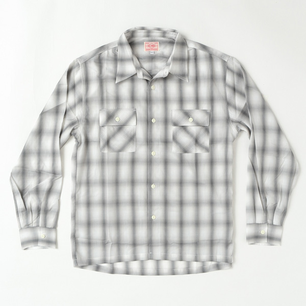 BIGMIKE ビッグマイク メンズ　長袖シャツ 102425012 OMBLE CHECK L/S SHIRTS オンブレチェック シャツ　ポリ65％ レーヨン35％ 混紡 サラサラ素材_11
