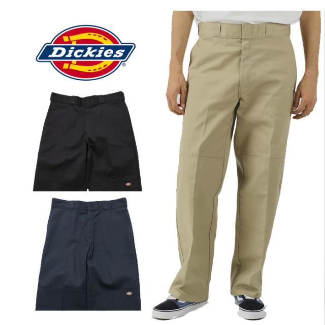 Dickies ディッキーズ 85283 メンズ ダブルニー ワークパンツ ルーズフィット ワンポイント 太め