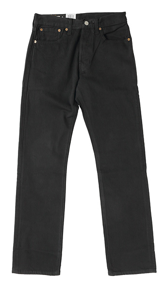 LEVIS リーバイス　00501-0165　ブラック　後染め　オリジナルボタンフライ　14oz Denim BigE RED TAB LEVIS リーバイス 00501-0165 ブラック 後染め オリジナルボタンフライ