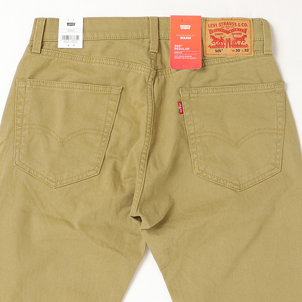 リーバイス LEVIS WARM 505 レギュラーストレート ストレッチ 暖パンデニム　00505-31 裏微起毛 暖パン メンズ_15