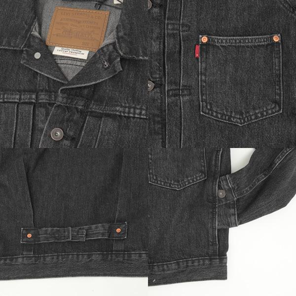 LEVI’S PREMIUM BLACK トラッカージャッケット M LEVI'S PREMIUM BLACK トラッカージャッケット M Levi's（レザー