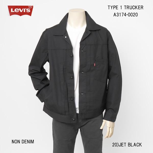 Levis リーバイス TYPE I トラッカージャケット ブラック A3174-0020 メンズ アウター ノンデニム