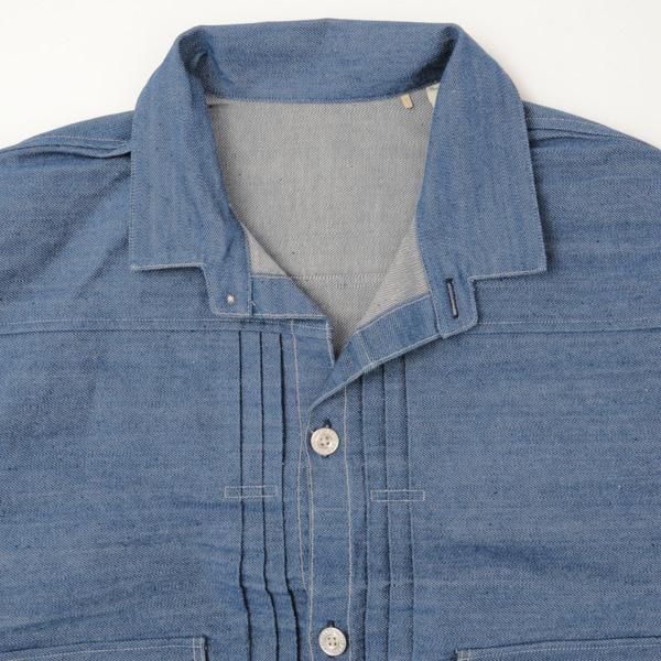 LEVIS リーバイス A4395-0000 VINTAGE CLOTHING 1879 プリーツブラウス ORGANIC リジッド 日本製_9