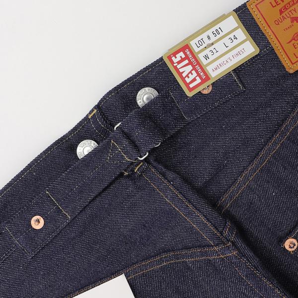 LEVI‘S リーバイス ヴィンテージ 1922年モデル a4410-00 日本製　オーガニック リジット　コットン　デニム　カイハラ　501XX　 サスペンダーボタン付仕様_9