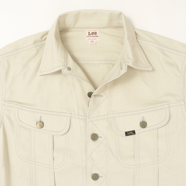 Lee （リー）アーカイブ　100J　ウエスターナー　Gジャン　ジャケット　LM6016　日本製　初期型モデル　Westerner 51　サンドベージュ　サテン　1962Model 復刻 Lee （リー）アーカイブ 100J ウエスターナー Gジャン ジャケット