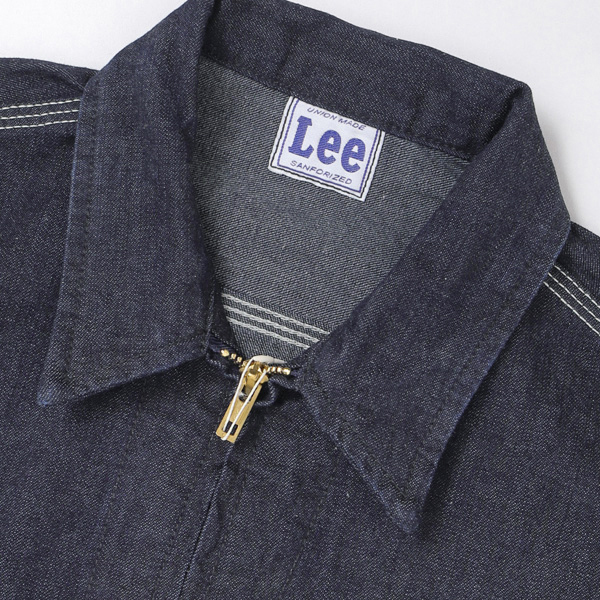 Lee リー LM7238 91B ZIP UP JACKET ジャケット アウター メンズ インディゴブルー DUNGAREES 10.5oz ジェルトデニム
