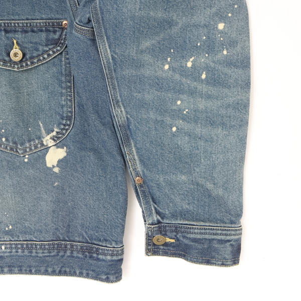 Lee リー LM9834 136)USED 100周年記念 COW BOY JACKET ライニング カウボーイ デニム セルビッチ デニムジャケット gジャン_11