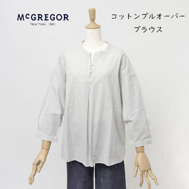 McGREGOR マクレガー レディース 311154101 プルオーバー ブラウス 七分袖 トップス シャツ
