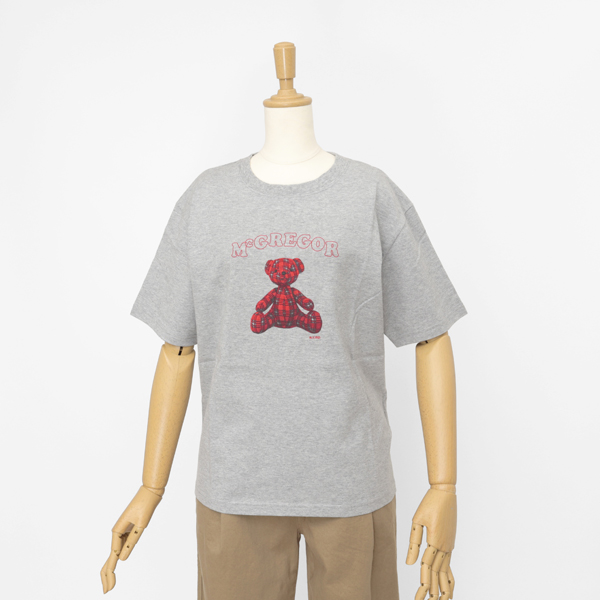 McGREGOR WOMENS 311725701 マクレガー レディース 半袖 夏 カジュアル Tシャツ マックベア プリントT_2