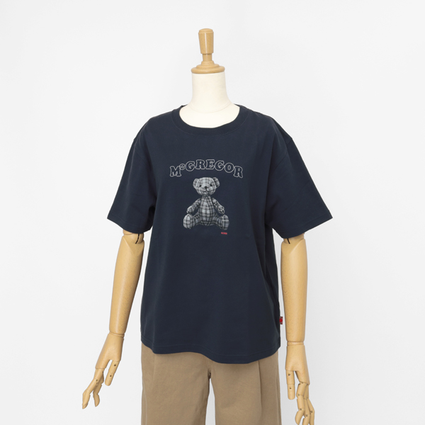 McGREGOR WOMENS 311725701 マクレガー レディース 半袖 夏 カジュアル Tシャツ マックベア プリントT_8