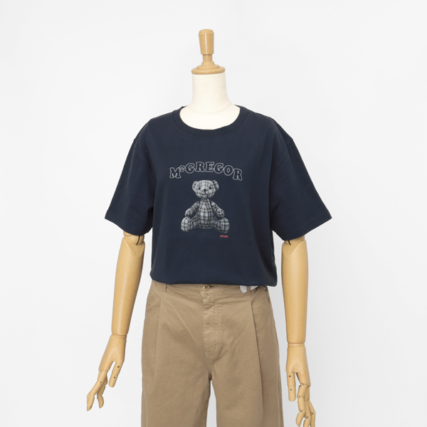 McGREGOR WOMENS 311725701 マクレガー レディース 半袖 夏 カジュアル Tシャツ マックベア プリントT_9