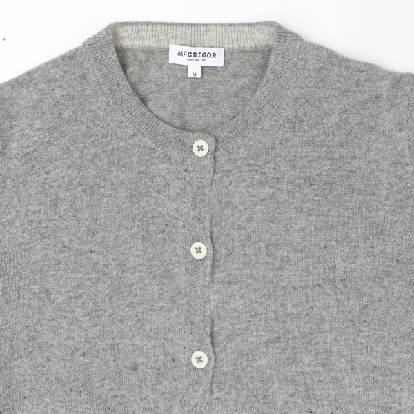 McGREGOR マクレガー レディース WOMENS 311824901 ラムウールカーディガン　クルーネックカーディガン　セーター　ウール100％