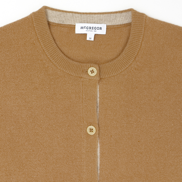 McGREGOR マクレガー レディース WOMENS 311824901 ラムウールカーディガン　クルーネックカーディガン　セーター　ウール100％