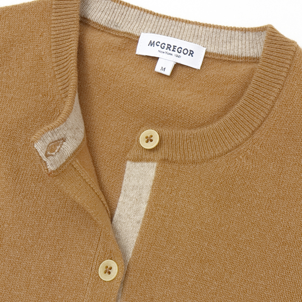 McGREGOR マクレガー レディース WOMENS 311824901 ラムウールカーディガン　クルーネックカーディガン　セーター　ウール100％