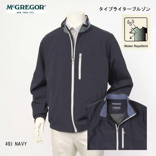 McGREGOR マクレガー 111114104 メンズ ブルゾン ジャンバー 春 アウター タイプライター ジャケット 撥水加工 春 スプリング ゴルフ_2
