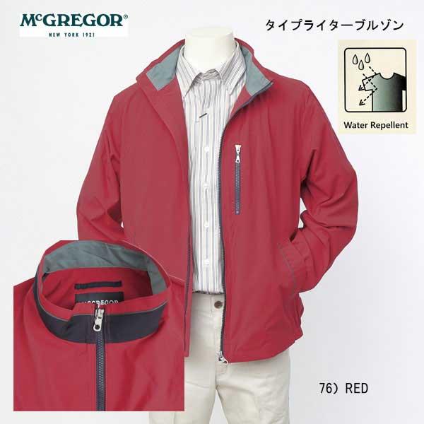 McGREGOR マクレガー 111114104 メンズ ブルゾン ジャンバー 春 アウター タイプライター ジャケット 撥水加工 春 スプリング ゴルフ_3