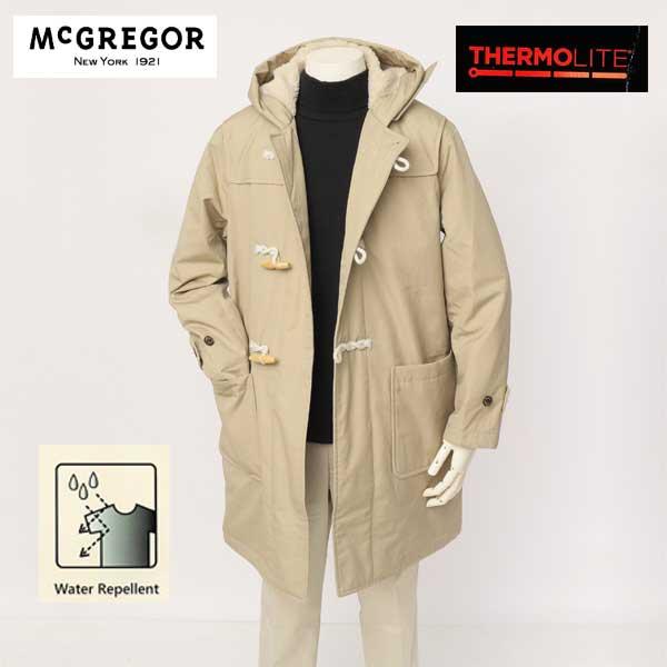 30%OFF SALE McGREGOR マクレガー メンズ ダッフルコート 111123802 TC 綿ポリ素材 撥水　サーモライト 暖 ジャケット ブルゾン 防寒　コート　