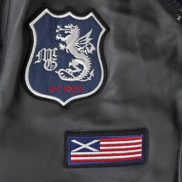 McGREGOR　111144601 アワードジャケット 2024年モデル Award Jacket  エンブレム レザー スタジアム ジャンバー メンズ アウター McGREGOR 111144601 アワードジャケット 2024年モデル Award Jacket