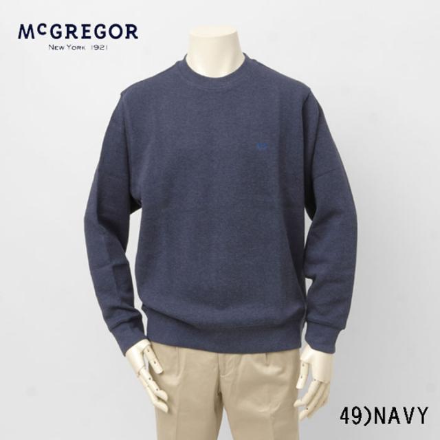 McGREGOR マックレガー 111714003 トップス トレーナー メンズ クルーネック ワンポイント_1