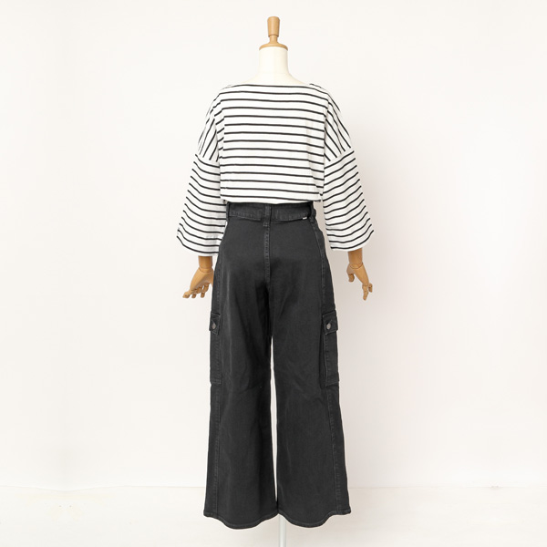 サムシング Something SEA588 LISA CARGO WIDE　リサ　ワイド　カーゴ　パンツ　デニム　ストレッチカーゴパンツ　ワークパンツ_5