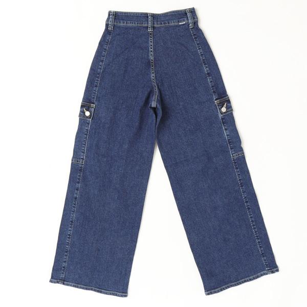 サムシング Something SEA588 LISA CARGO WIDE　リサ　ワイド　カーゴ　パンツ　デニム　ストレッチカーゴパンツ　ワークパンツ_2