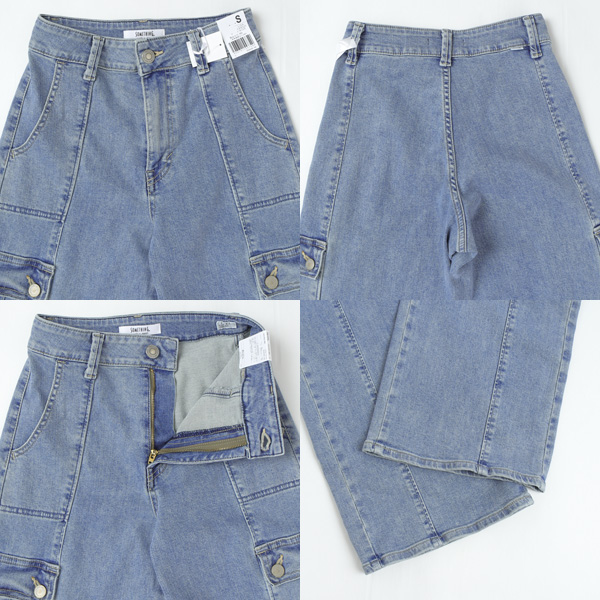 サムシング Something SEA588 LISA CARGO WIDE　リサ　ワイド　カーゴ　パンツ　デニム　ストレッチカーゴパンツ　ワークパンツ_8