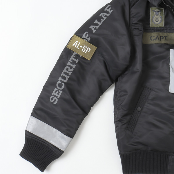ALPHA INDUSTRIES アルファ ta1674 パッチドフーデッドリブジャケット 上衣 アウター ミリタリー上衣 中綿上衣