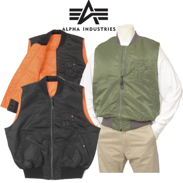 ALPHA アルファ ta0692 MA-1 ベスト バルーンシルエット バルーンシルエット FLIGHT NYLON