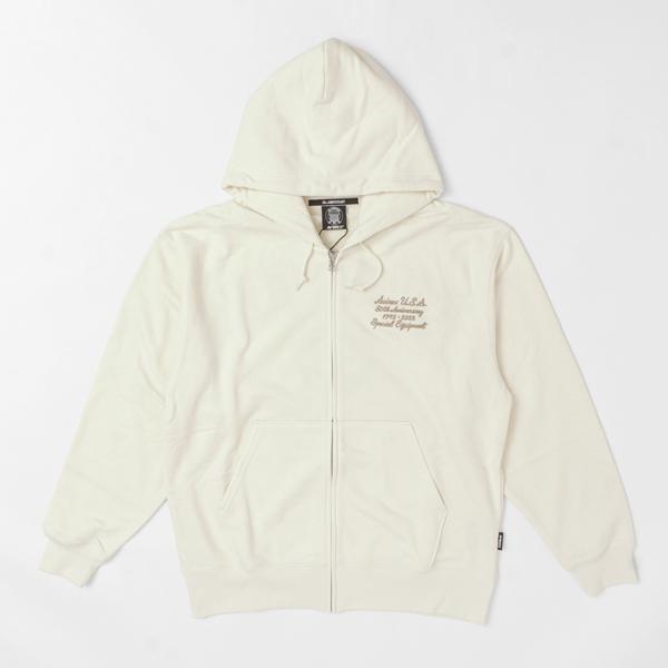AVIREX アヴィレックス 783-5231006 50th Anniversary varsity parker バーシティー　シグネイチャー　ロゴ　ジップアップパーカー スェット 50周年記念モデル_3