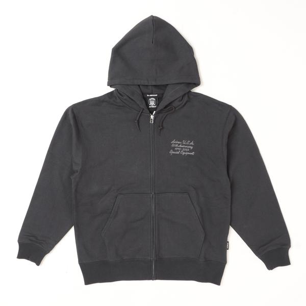 AVIREX アヴィレックス 783-5231006 50th Anniversary varsity parker バーシティー　シグネイチャー　ロゴ　ジップアップパーカー スェット 50周年記念モデル_4