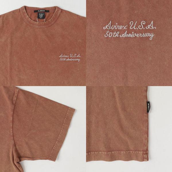 AVIREX アヴィレックス Tシャツ 半袖Tシャツ メンズ 5234001 50周年