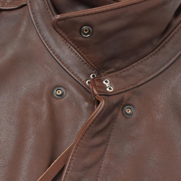 AVIREX アビレックス レザー A-2 ジャケット 783-5250006 50th ANNIVERSARY CUSTOM & PAINTED A-2 050)BROWN 牛革 カスタムペインテッド A-2 ブルゾン_10