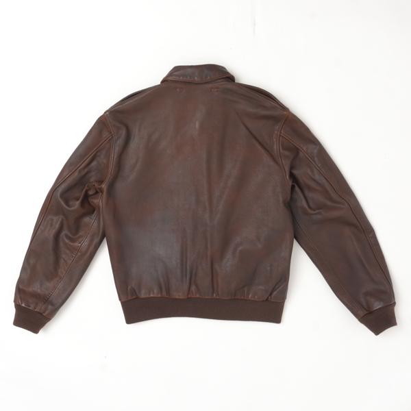 AVIREX アビレックス レザー A-2 ジャケット 783-5250006 50th ANNIVERSARY CUSTOM & PAINTED A-2 050)BROWN 牛革 カスタムペインテッド A-2 ブルゾン_3
