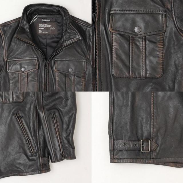 AVIREX アヴィレックス 783-5250012 SHEEP SKIN STAND RIDERS レザー