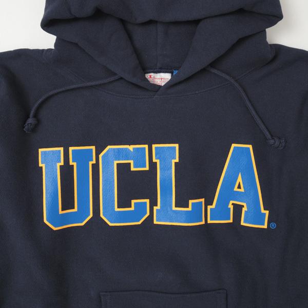 チャンピオン Champion C5-W101 パーカー 米国製 UCLA カレッジロゴ フーデットパーカー リバースウィーブ ユニセックス　_2