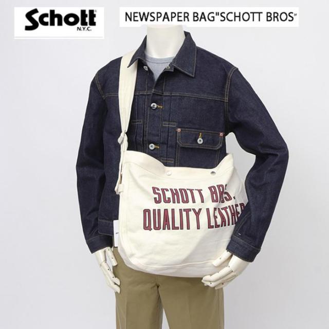 Schott ショット 782-5976007 NEWSPAPER BAGS CHOTT BROS キャンバス 