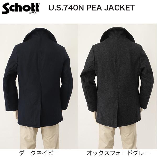 SCHOTT ショット 7658 US740N ピーコート　ジャケット　日本別注モデル　アウター　メンズ　紳士　米国製　USA　PEA COAT_1