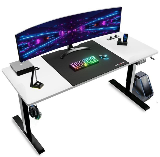 電動昇降デスク パソコンテーブル ゲーミングデスク 作業机 特別クーポン配布中／GTPLAYER ゲーミングデスク 昇降デスク 電動
